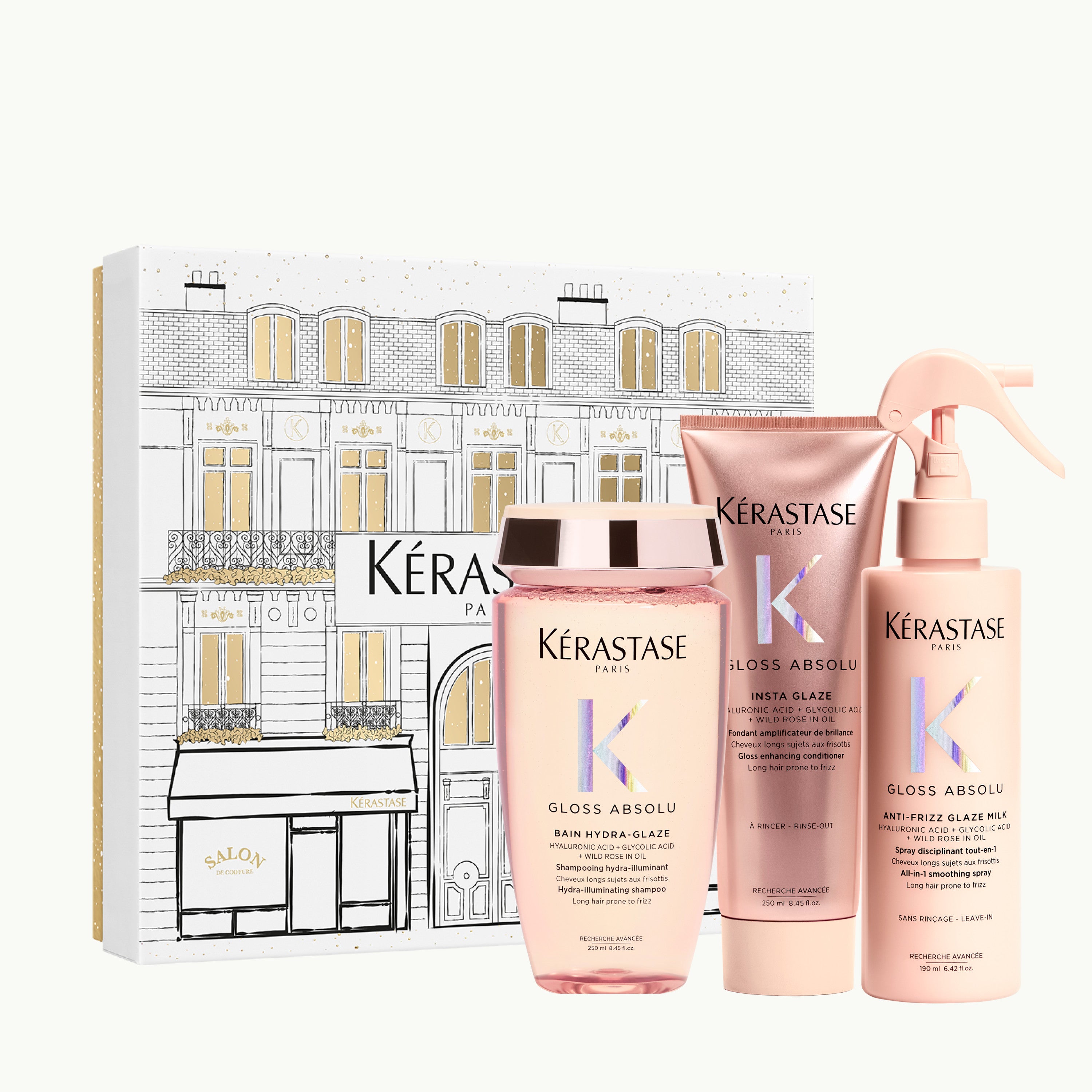 KÉRASTASE Gloss Absolu Holiday Set for Long Hair Prone to Frizz