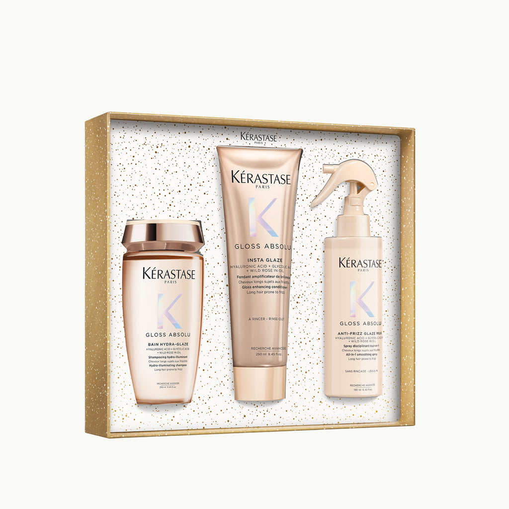 KÉRASTASE Gloss Absolu Holiday Set for Long Hair Prone to Frizz