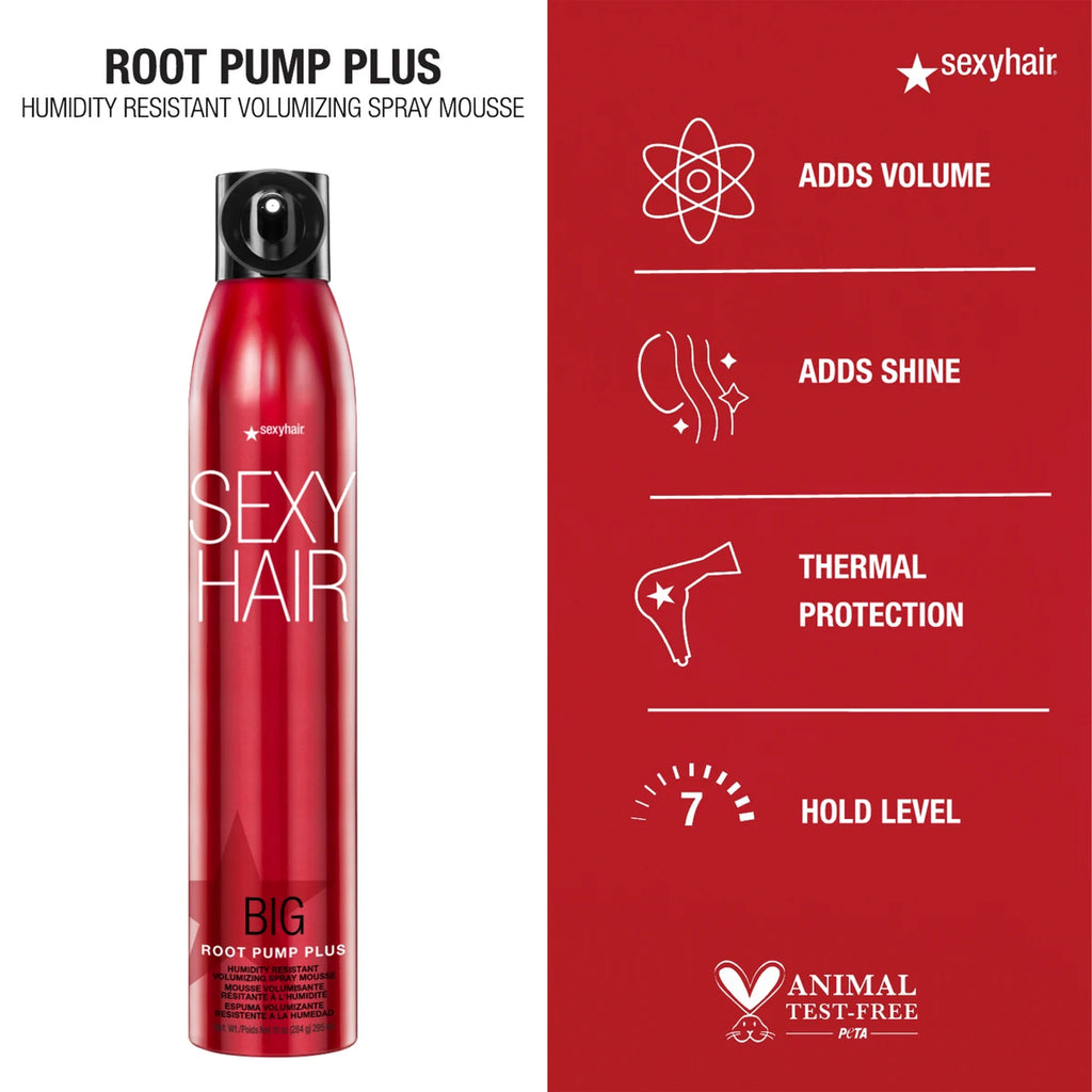 Sexy Hair - Big Root Pump Plus Spray Mousse 284ml
