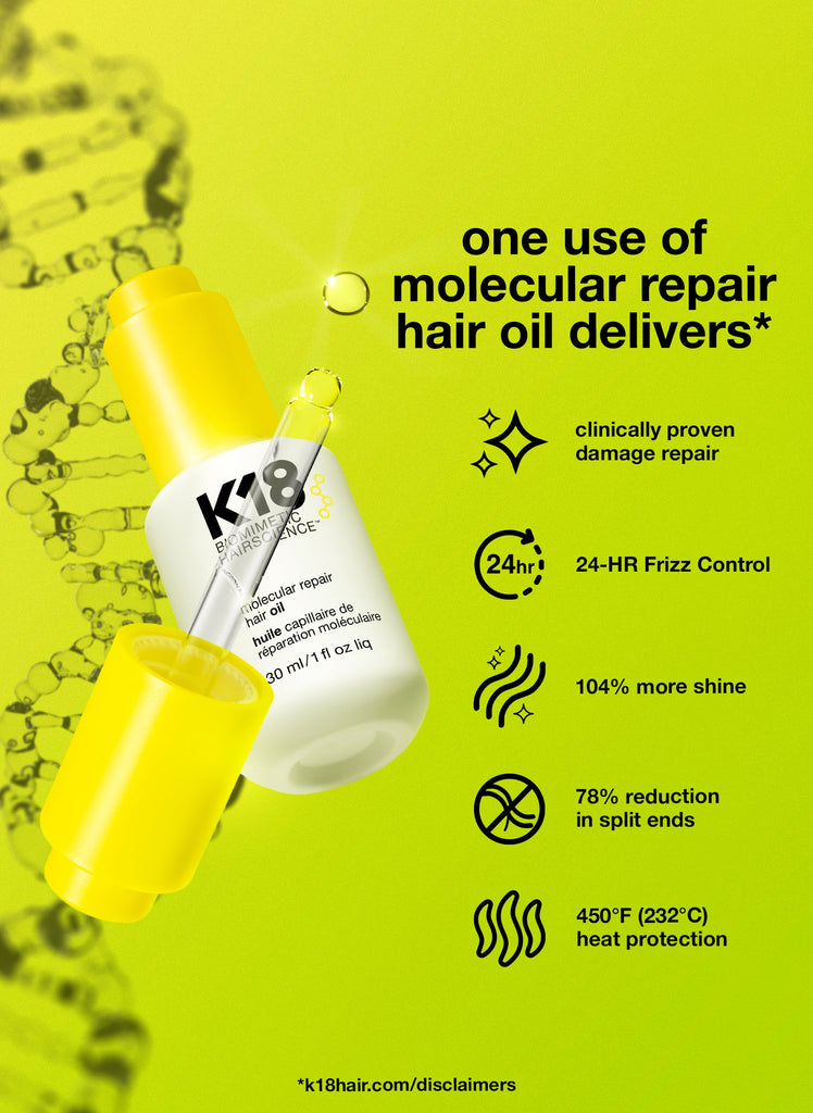 K18 Biomimetic Hairscience - Molecular Repair Hair Oil 30ml