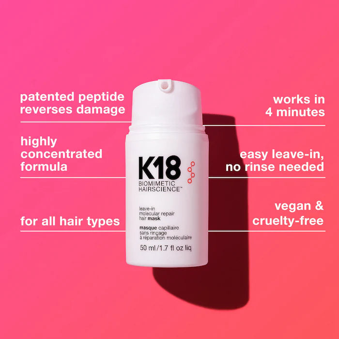 K18 Biomimetic Hairscience - Leave-In Molecular Repair Hair Mask