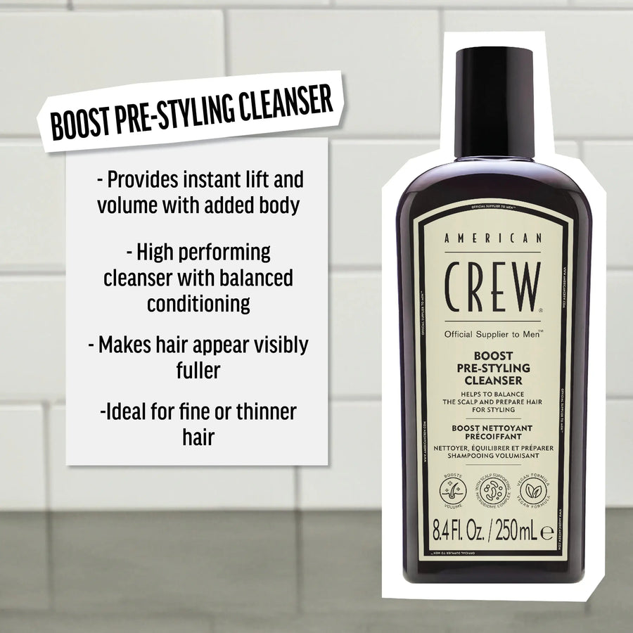 American Crew BOOST PRE-STYLING SHAMPOO