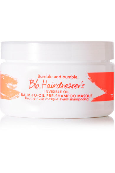 BUMBLE AND BUMBLE Hairdresser’s Invisible Oil Balm-to-Oil Pre Shampoo Masque 3 oz