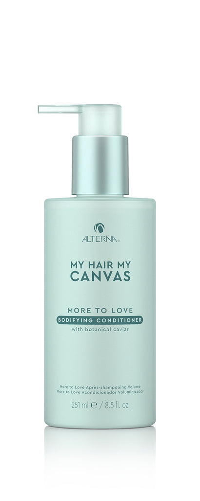 MY HAIR. MY CANVAS.  MORE TO LOVE BODIFYING CONDITIONER 251mL
